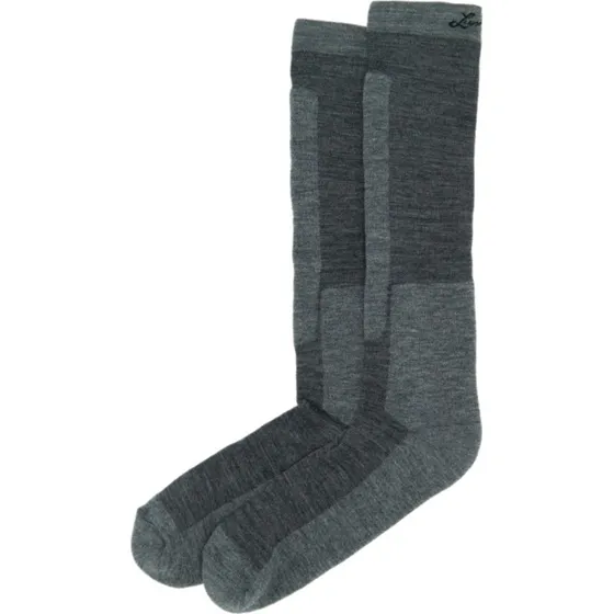 Lundhags Merino Trekking Sock High - Grå - Str. 34-36
