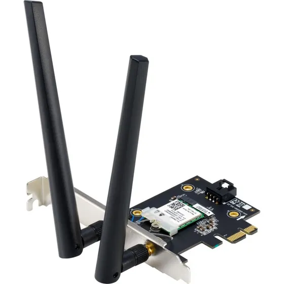 ASUS PCE-BE6500 PCIe Wi‑Fi 7 + Bluetooth 5.4 (2882 Mbps)
