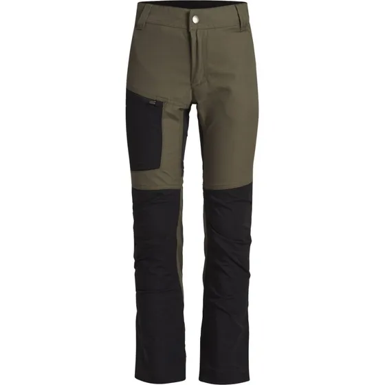 Lundhags Fulu Stretch Hybrid Pant JR - Grøn/Sort
