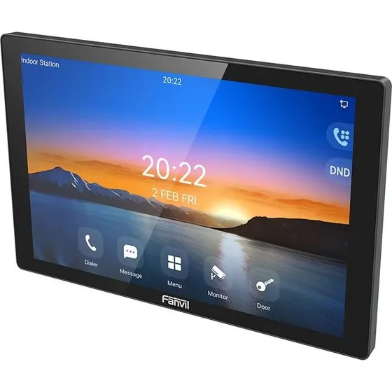 Fanvil i506W Video dørtelefon med 10,1" IPS-touchskærm, sort