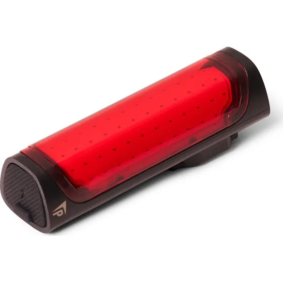 Pathtaker baglygte 120 lumen genopladelig med sadelholder