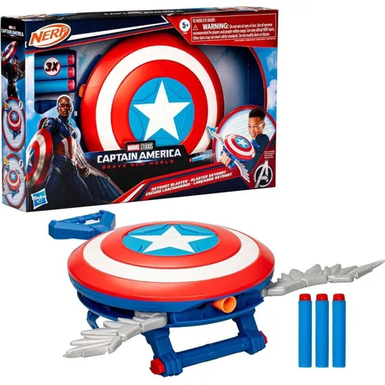 NERF Captain America Skyshot Blaster – Brave New World