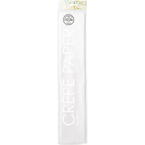 Globos Crepepapir Hvid 50x250cm