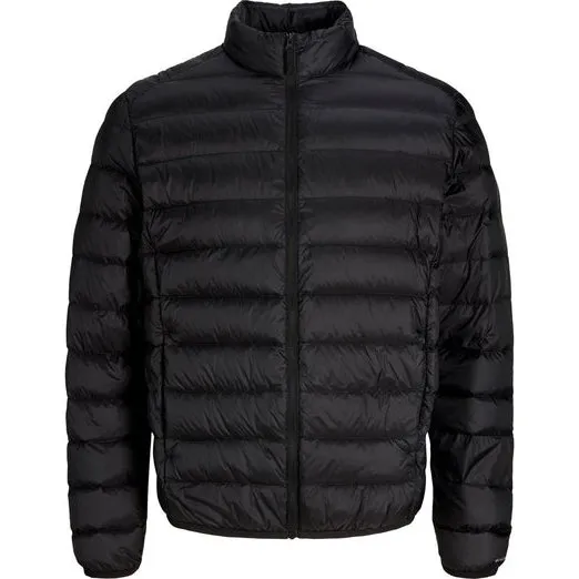 Jack & Jones Jjeberg Light Down Collar Puffer Jacket - Sort