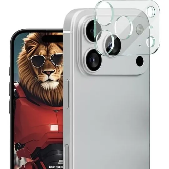 IMAK iPhone 17 Pro Kamerabeskyttelse med Akryl og Glas