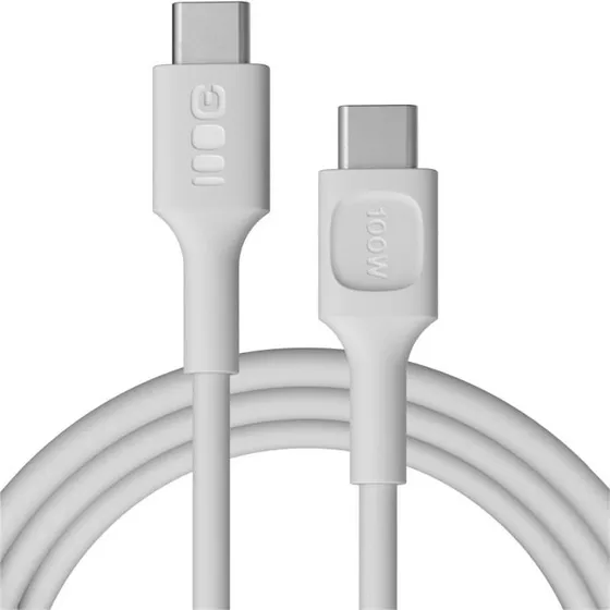 Green Cell PowerFlex USB-C til USB-C kabel, 2m, 100W, Hvid