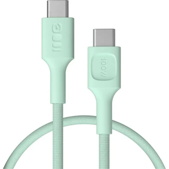 Green Cell PowerStream USB-C til USB-C kabel, 100W PD, 0.3m, Grøn