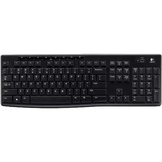 Logitech K270 Trådløst Tastatur - Nordisk, Sort