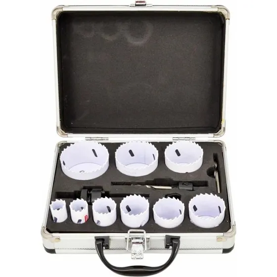AWTOOLS Black Line Hulsavssæt 19-64 mm - 13 dele i bimetal