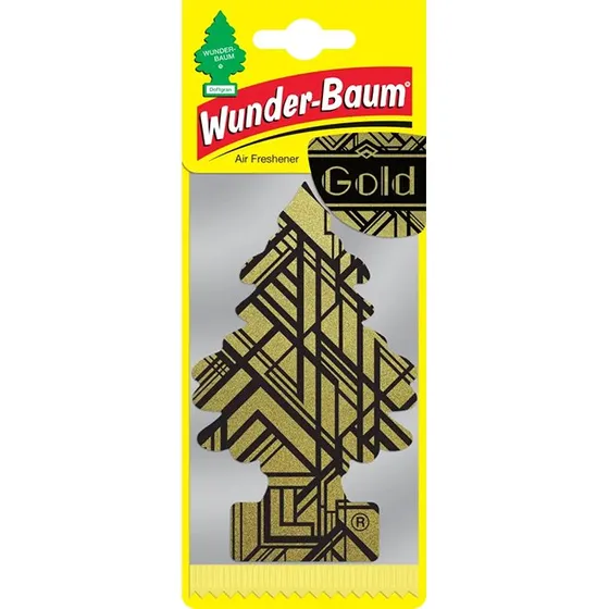 Wunderbaum Gold - 1 stk. dufttræ til bil