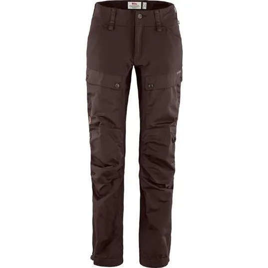Fjällräven Keb Trousers Curved Womens - Black Oak