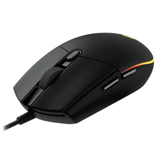 Logitech G203 LIGHTSYNC Gamingmus, sort