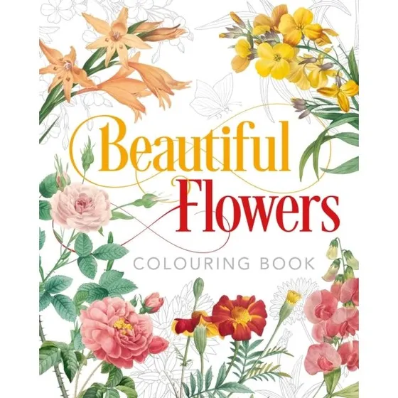 Beautiful Flowers Colouring Book - Peter Gray