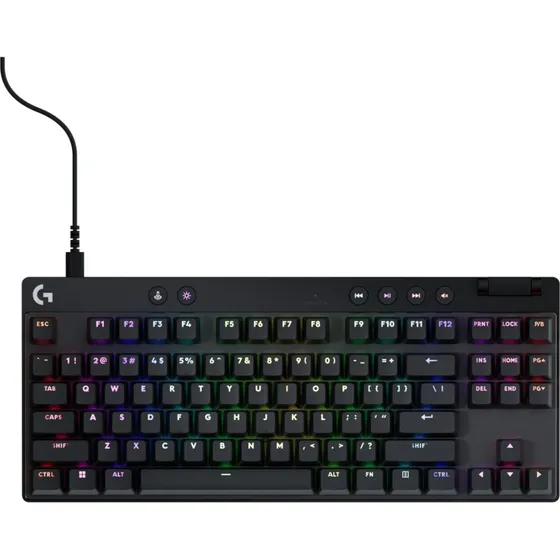 Logitech G PRO X TKL Magnetic Analog - Nordisk, Sort