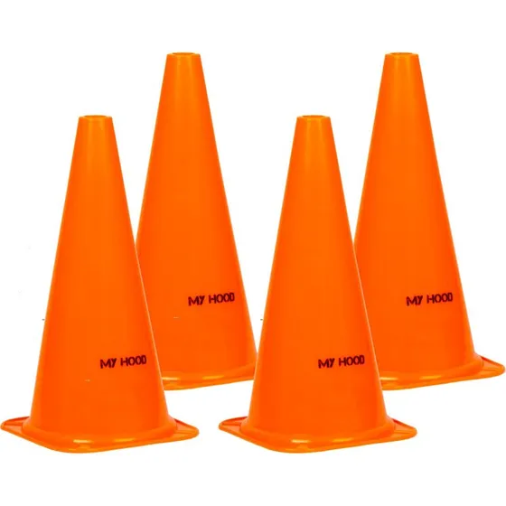 My Hood markeringskegler 4 stk. 38 cm - orange