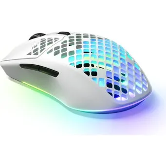 SteelSeries Aerox 3 Wireless 2022 – Snow (Hvid)