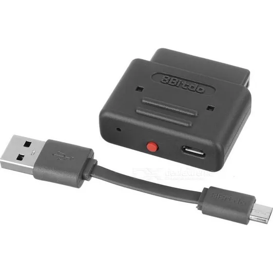 8BitDo Bluetooth Retro Receiver til SNES/SFC (Sort)