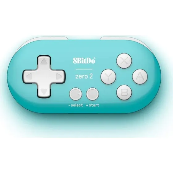 8BitDo Zero 2 Turkis – Ultra-kompakt trådløs controller