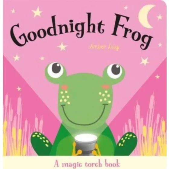 Amber Lily Goodnight Frog - Interaktiv børnebog med magisk lygte