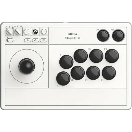 8BitDo Arcade Stick til Xbox & PC - Hvid