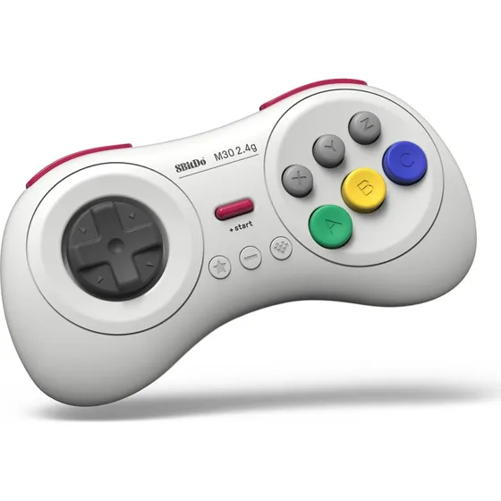 8BitDo M30 2.4G Trådløs Gamepad – 6-knaps Retro Controller