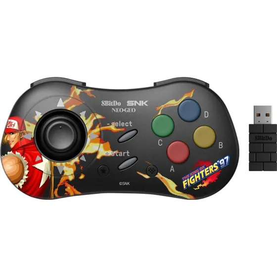 8BitDo NEOGEO Trådløs Controller – Terry Bogard