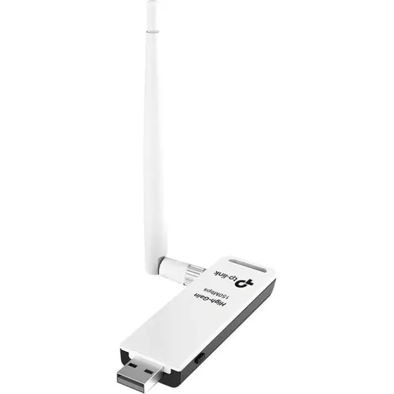 TP-Link TL-WN722N USB WiFi-adapter 150Mbps med høj antenne