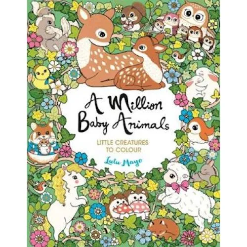 Lulu Mayo - A Million Baby Animals - Farvelægningsbog