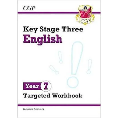 CGP KS3 Year 7 English Targeted Workbook med svar
