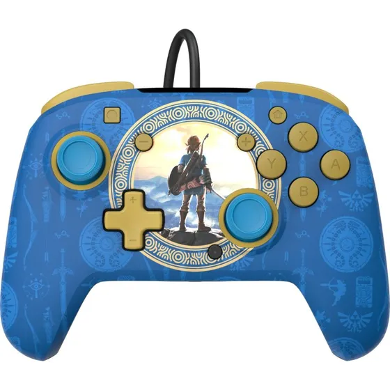 PDP Rematch Kablet Controller – Hyrule Blue til Nintendo Switch