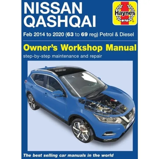 Nissan Qashqai Petrol & Diesel (Feb '14-'20) Reparationsvejledning
