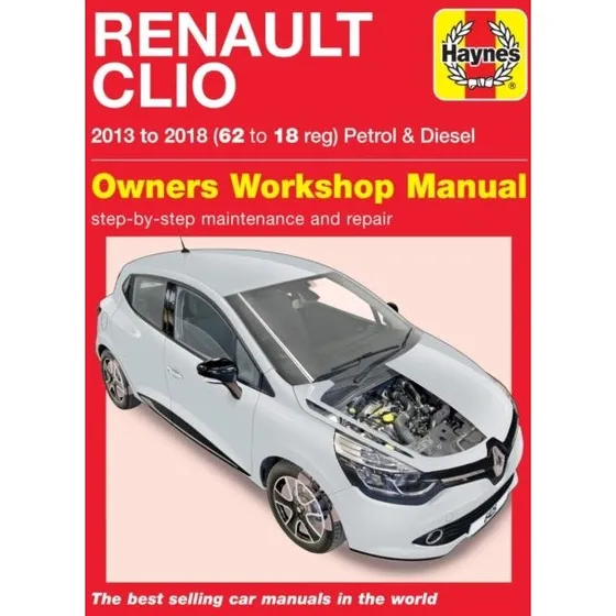 Renault Clio Petrol & Diesel ('13-'18) Reparationsbog