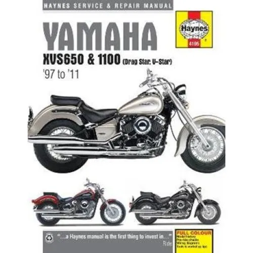 Yamaha XVS650 & 1100 Drag Star/V-Star Haynes Reparationsmanual