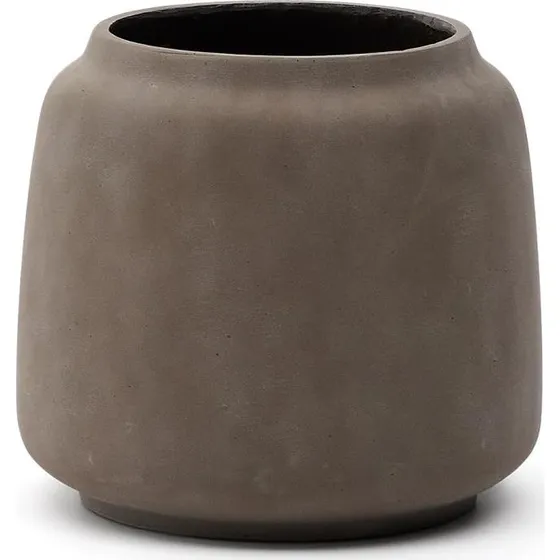 Kave Home Lira Udendørs Krukke - Terracotta Cementfiber Ø53 cm