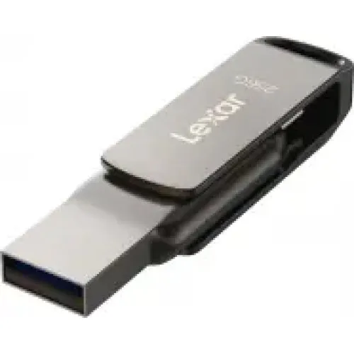 Lexar JumpDrive Dual Drive D400 256GB USB-C & USB-A Sølv
