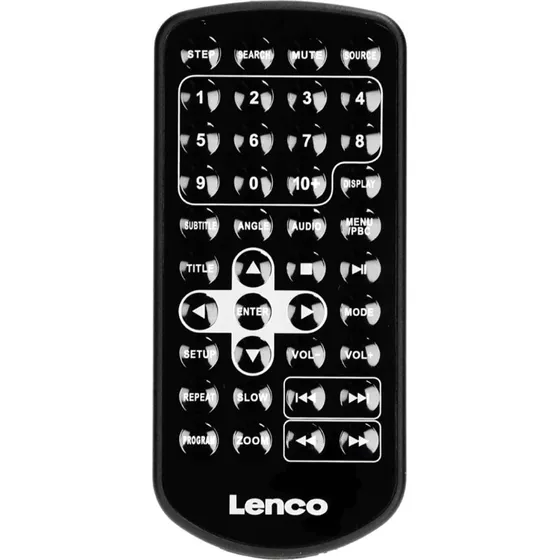 Lenco DVP-B Fjernbetjening - Sort