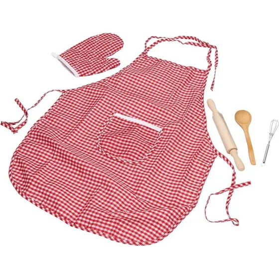 Johntoy Home & Kitchen Chef Playset Deluxe - Rød