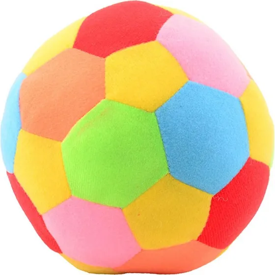 Johntoy Happy World Bold med Raslelyd - 18cm