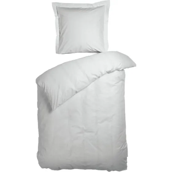 Night & Day bomuldssatin sengetøj 200x220 cm - hvid