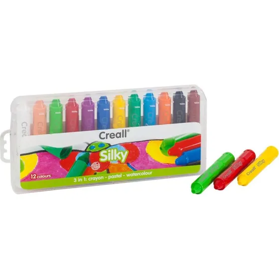Creall Silky Pens 3in1 - 12 stk. farvepenne