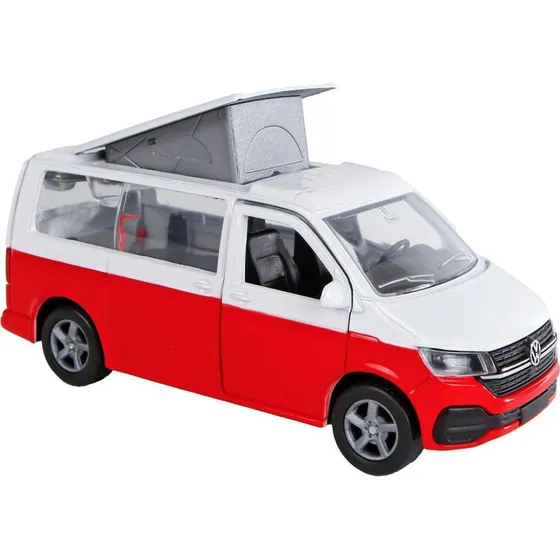 Kids Globe VW Transporter Camper Pull Back Die-Cast 13,5cm