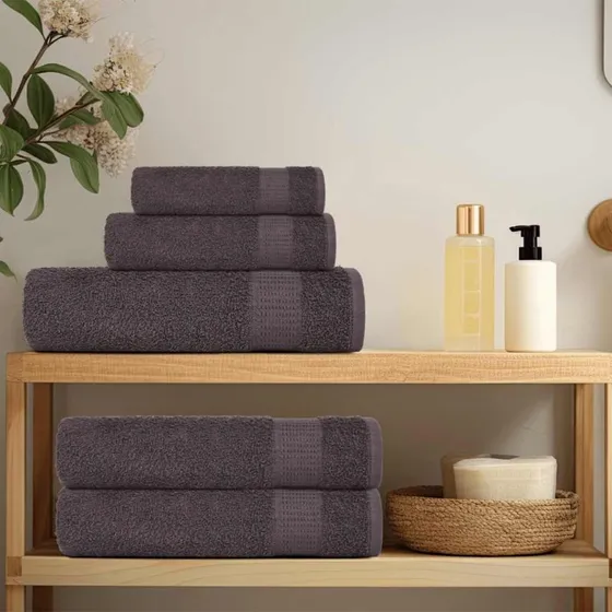 vidaXL FROGN badehåndklæder 25 stk. antracit 70x140 cm