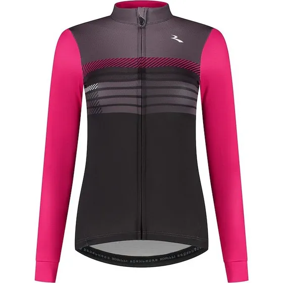 Rogelli Stryde langærmet cykeltrøje til dame - Pink/Sort