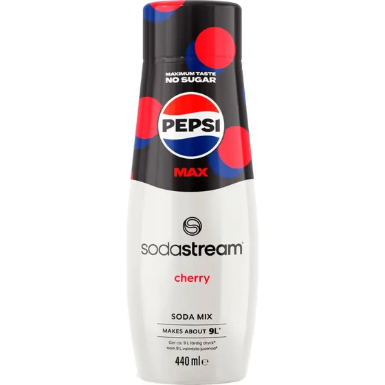 SodaStream Pepsi Max Cherry smagskoncentrat, 440 ml