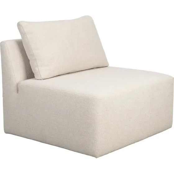 Zuiver Element Prosper 1-personers sofa - Lysgrå polyester
