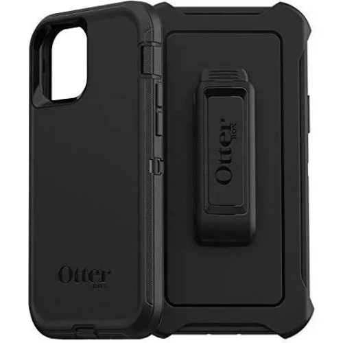 OtterBox Defender Series mobilcover til iPhone 12/12 Pro - Sort