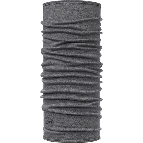 Buff Merino Midweight Neckwear - Light Grey Melange