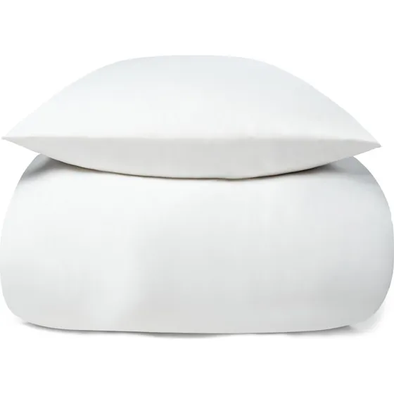 Nordstrand Bamboo dobbeltsæt 200x220 cm - Hvid satin