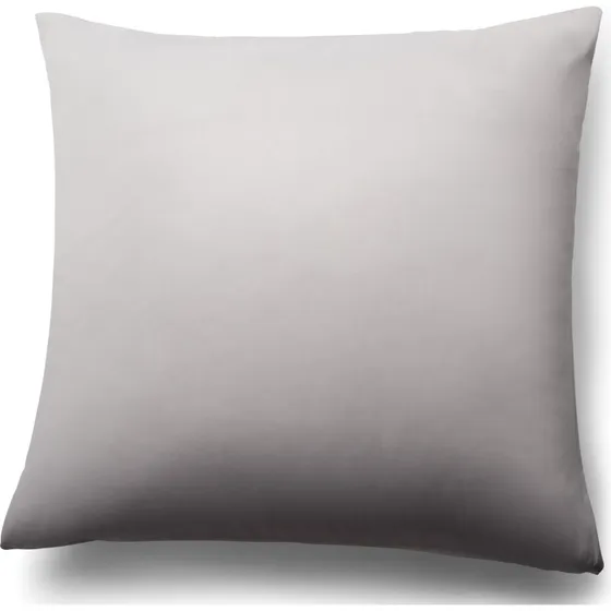 Bambus pudebetræk 60x63 cm - Lysegråt satinvævning