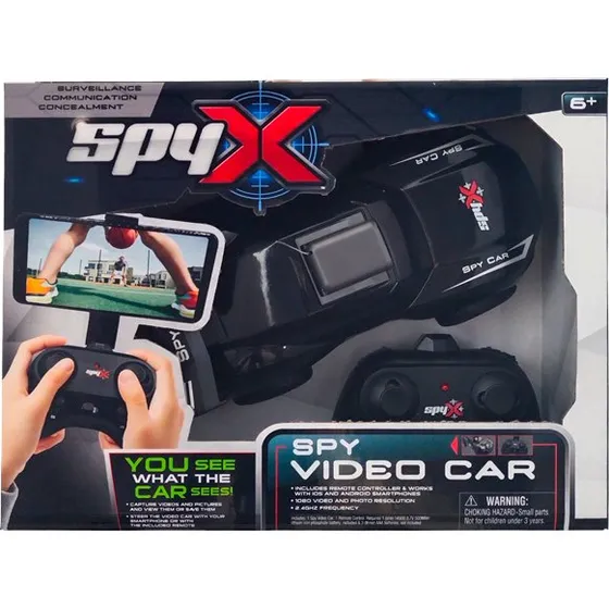 Spy X SpyX Video Car - Fjernstyret spionbil med HD-kamera